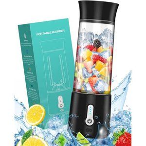 Portable Blender, USB Rechargeable Personal Blender, 17 Oz